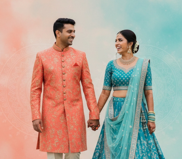 Image of a couple finding a match on Jeevan Rishta